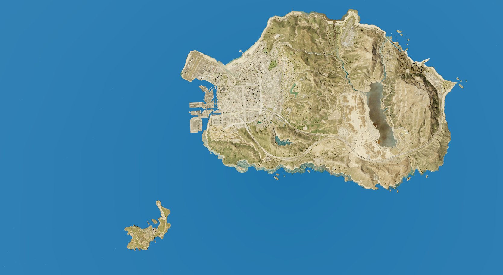 Карта Лос-Сантоса GTA 5