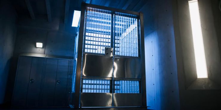 Клетка размером с Демогоргона в русском бункере в третьем сезоне "Очень странные дела".