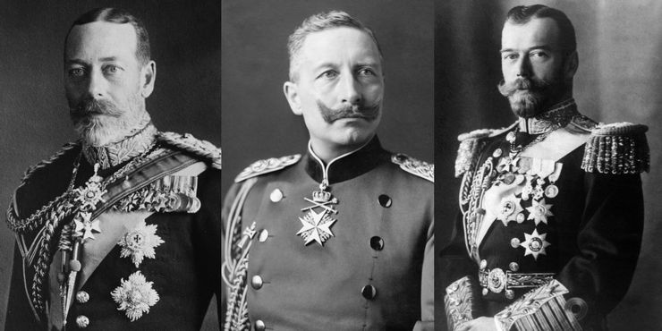 Настоящий Георг V Уиллем II Николай II