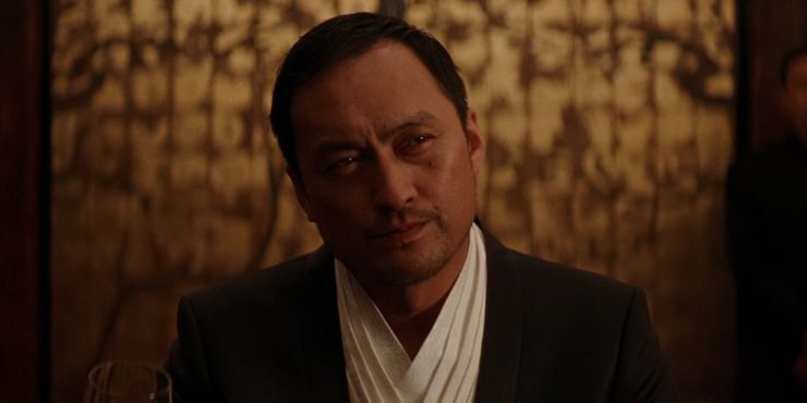Кен Ватанабе у ролі Сайто у фільмі "Початок"
