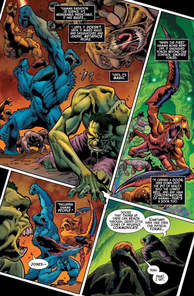 Гамма-излучение Бессмертный Халк Marvel Comics