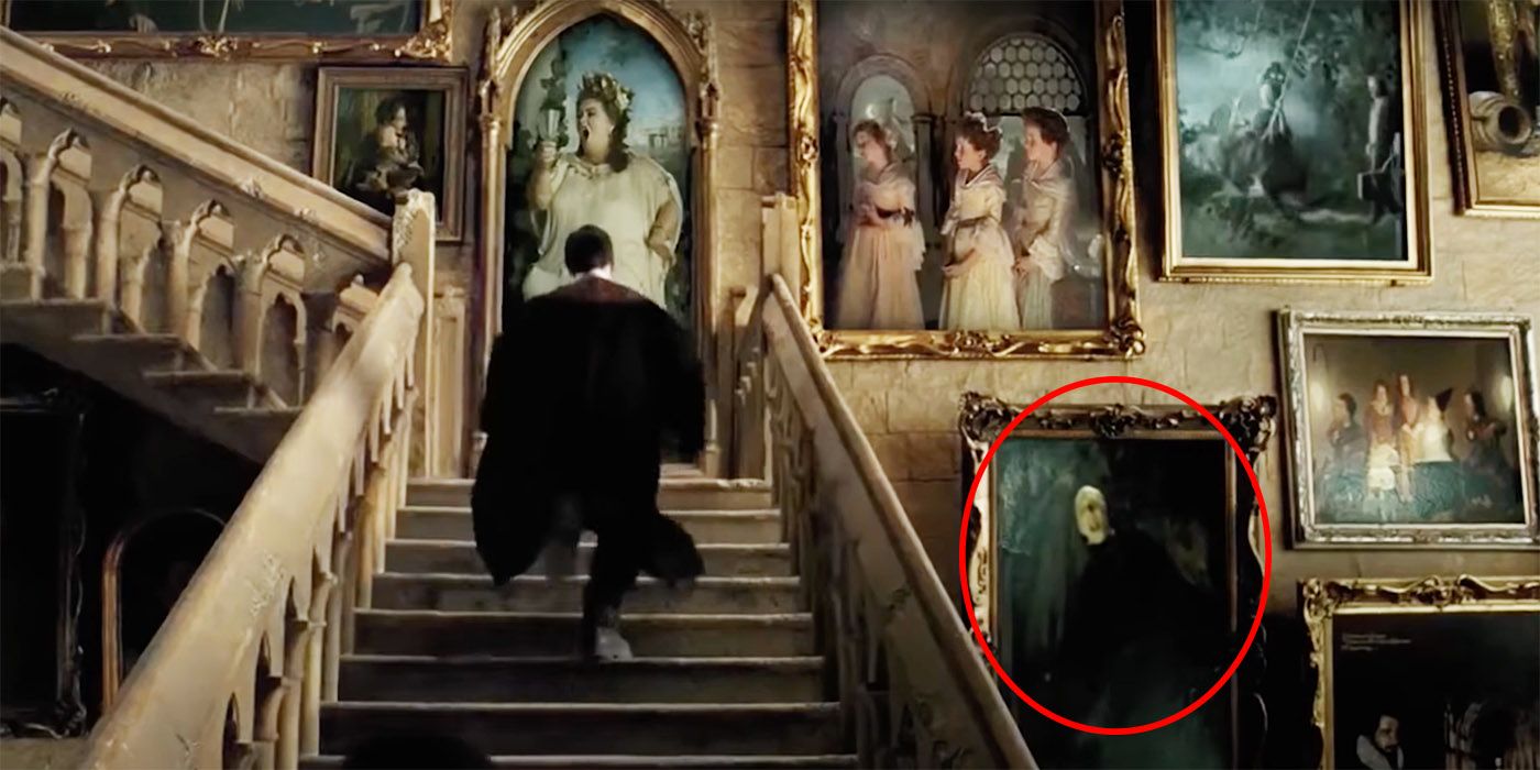 Гаррі Поттер в'язень Азкабану портрет Волдеморта