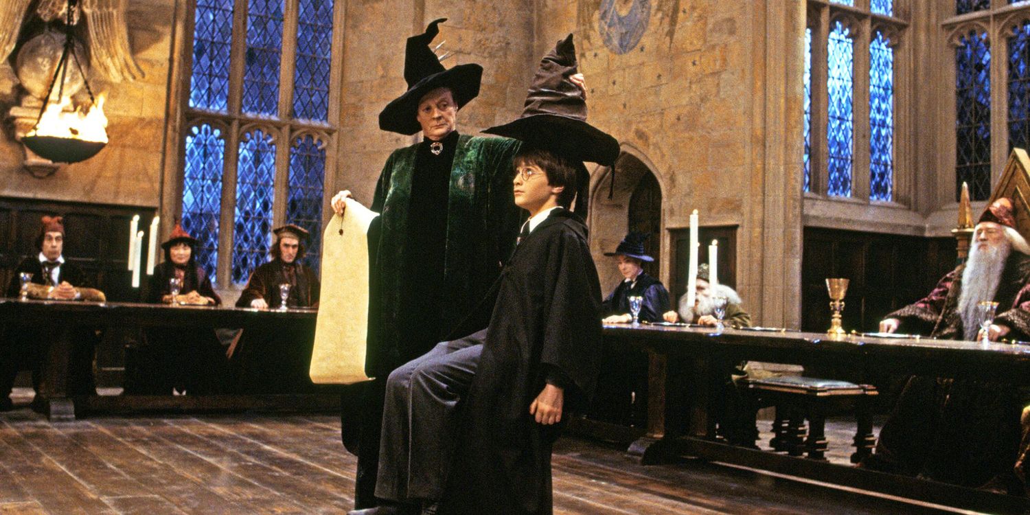Гарри Поттер церемония сортировочной шляпы