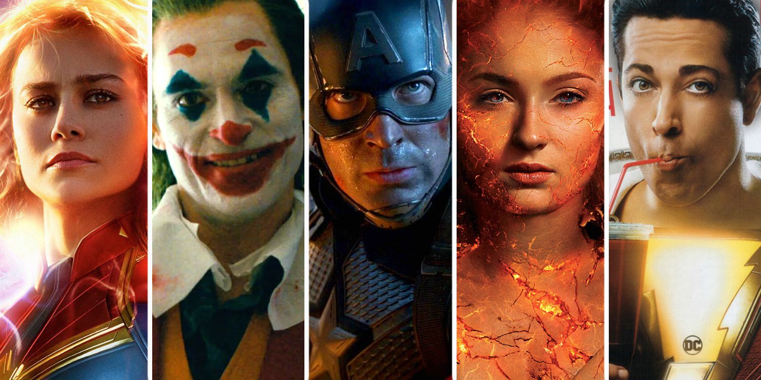 Рейтинг супергеройских фильмов 2019 года
