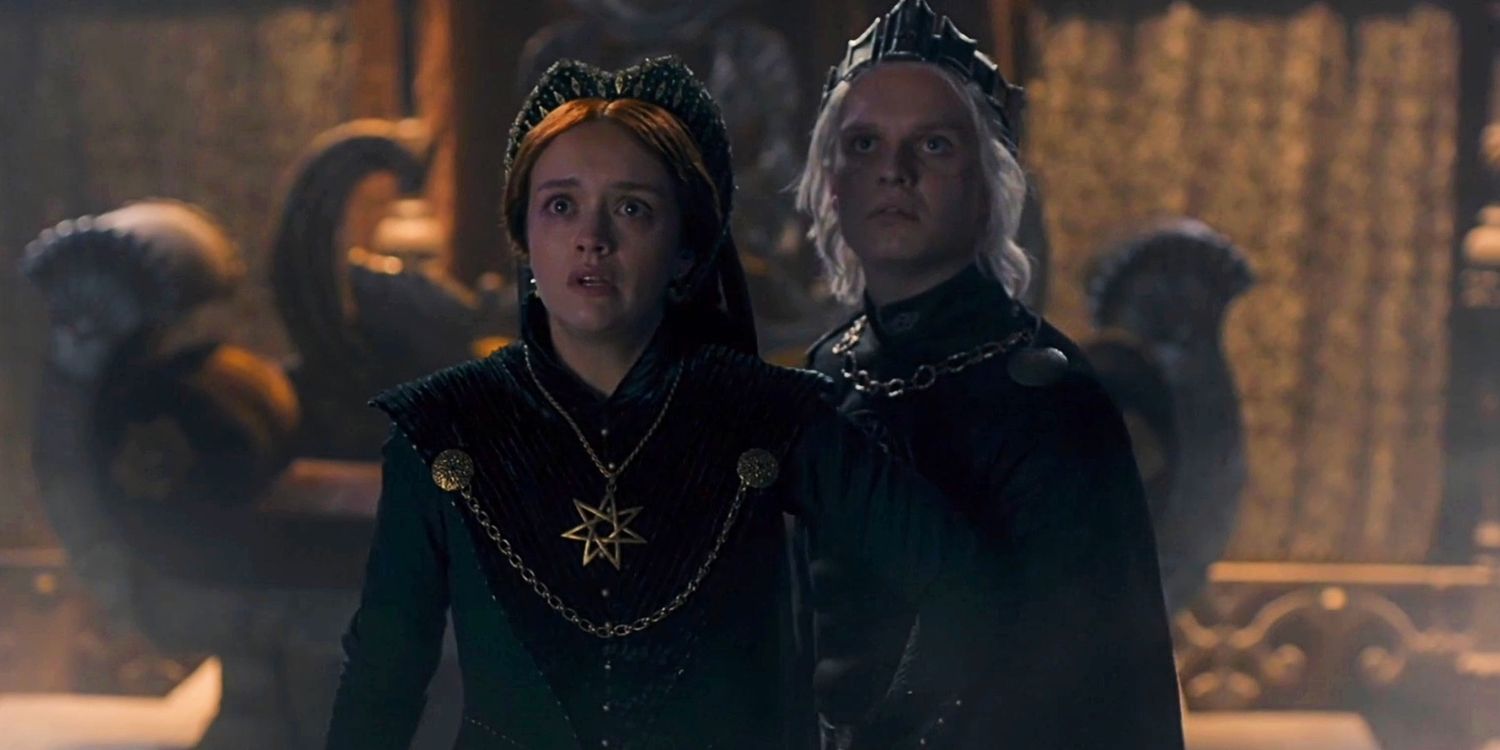 Алісента захищає Ейгона від Меліс у 9 епізоді Будинок Дракона