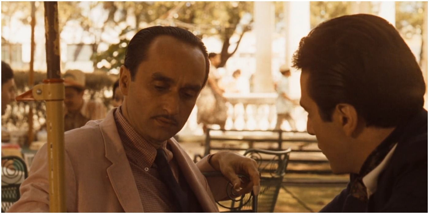 Фредо говорит с Майклом о своей жизни в фильме "Крестный отец".