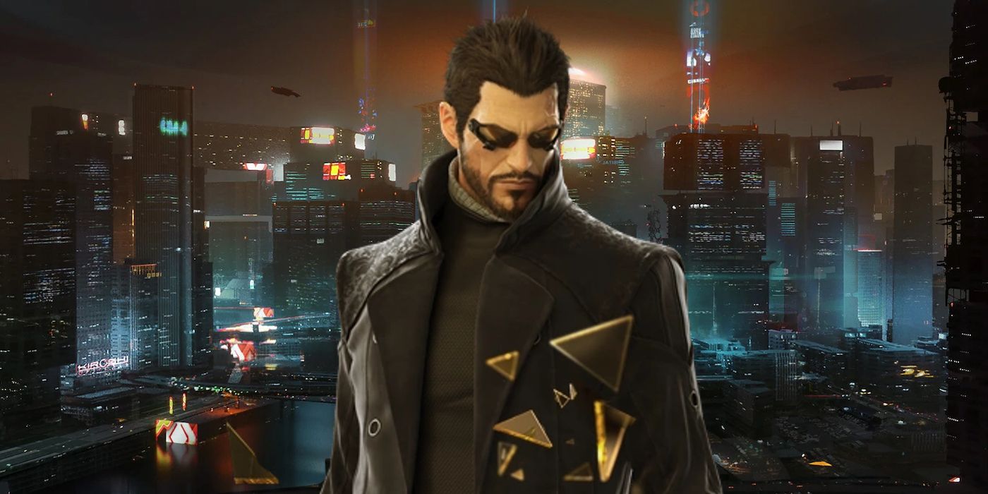 Адам Дженсен з Deus Ex у Cyberpunk 2077 Night City