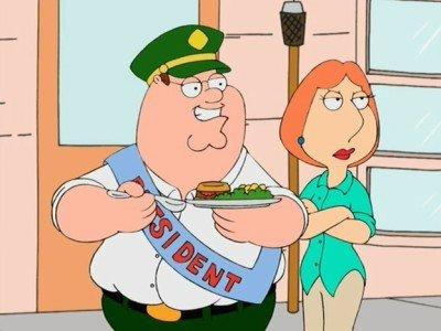 "Family Guy" 2 season 18-th episode