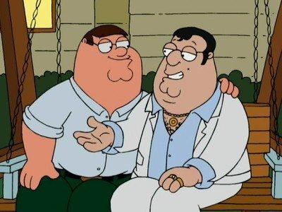 "Family Guy" 2 season 16-th episode