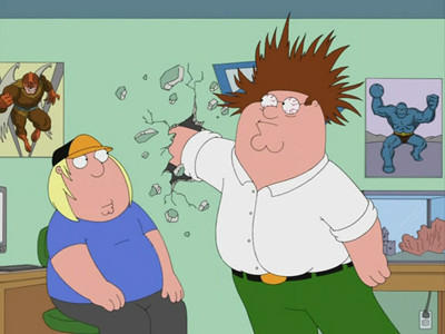 "Family Guy" 8 season 16-th episode