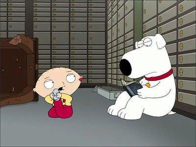"Family Guy" 8 season 17-th episode