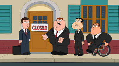 "Family Guy" 11 season 19-th episode