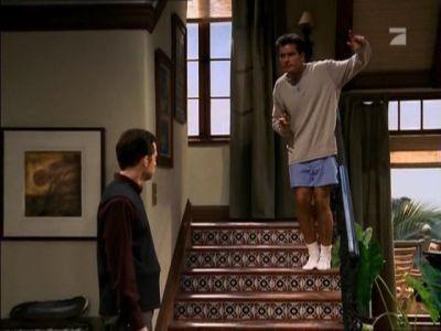 "Two and a Half Men" 1 season 9-th episode