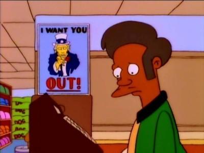 "The Simpsons" 7 season 23-th episode