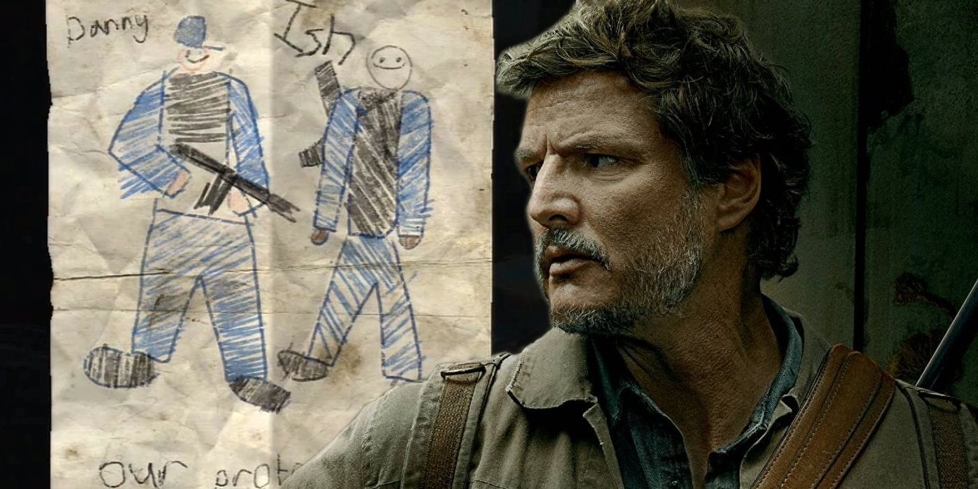 Иш и Дэнни рисуют коллекционные предметы из The Last of Us Part I и постер персонажа Джоэла из фильма HBO "Одни из нас".