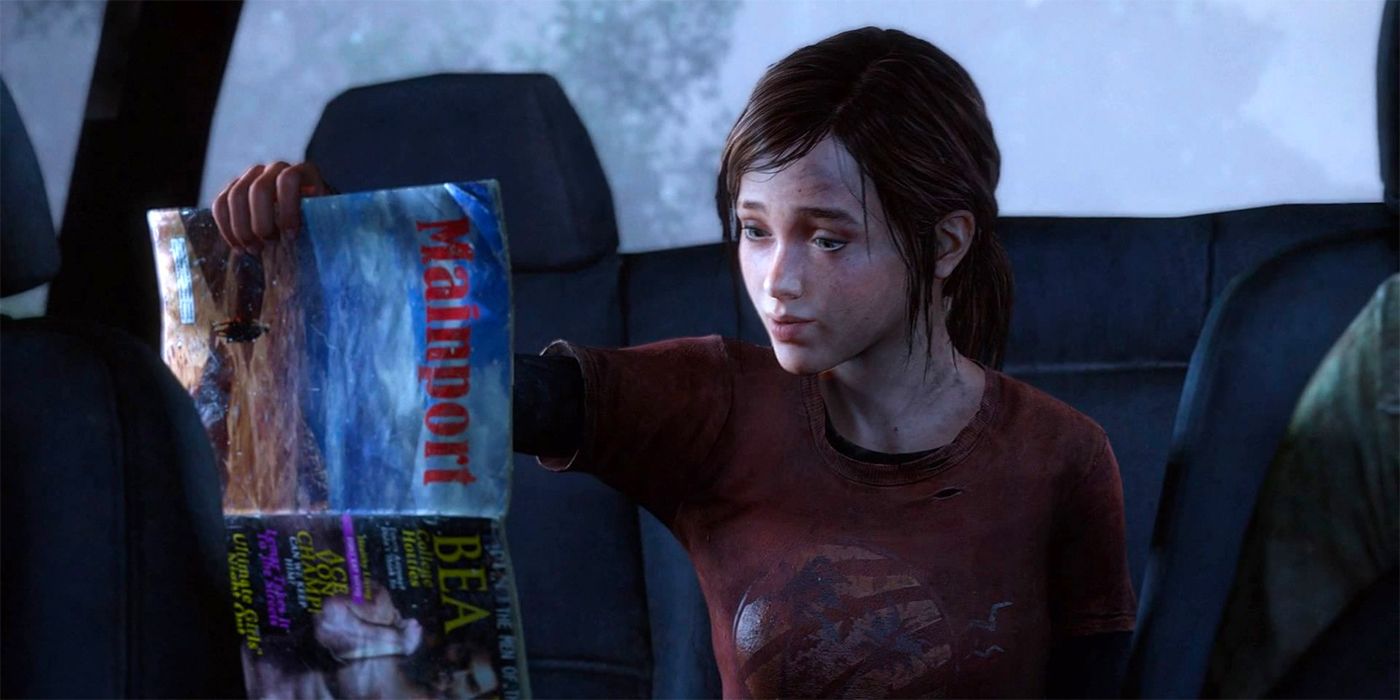 Элли обнаруживает один из журналов Билла в видеоигре The Last of Us.
