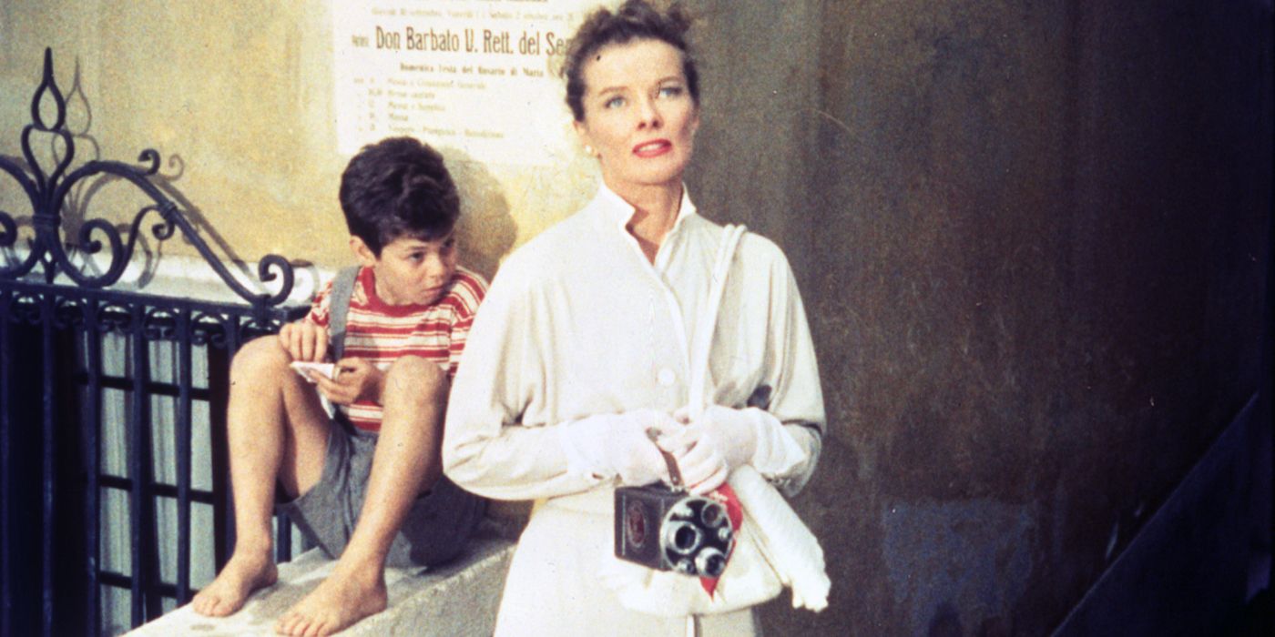 Кетрін Хепберн у фільмі "Літо".
