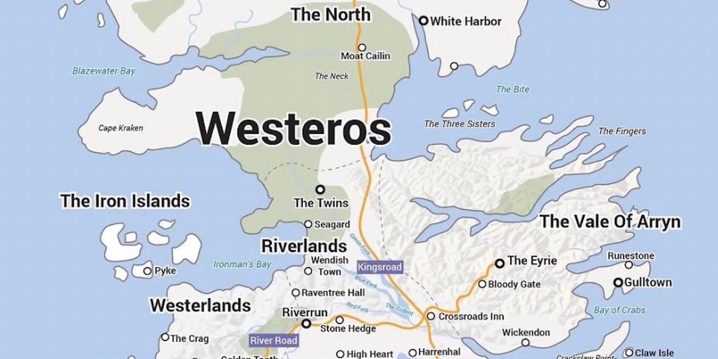 Як виглядав би Вестерос з 'Ігри престолів' на Google
